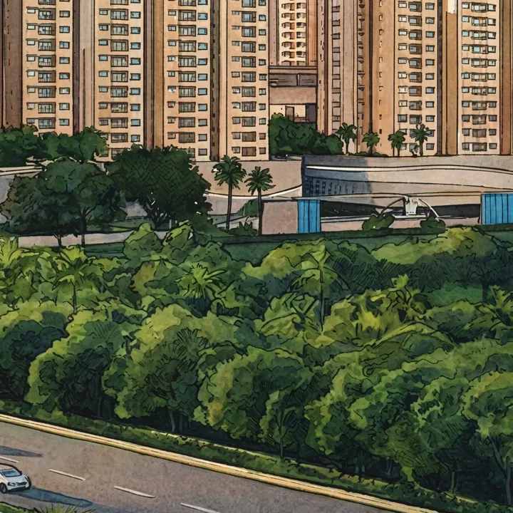 Tower view of Prestige Golden Grove